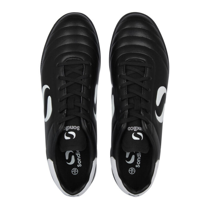 Sondico Mens Strike Turf Football Boots – Black/White – view 6