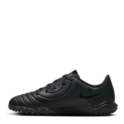 Nike Tiempo Legend 10 Junior Turf Football Boots – Black/Green – view 2