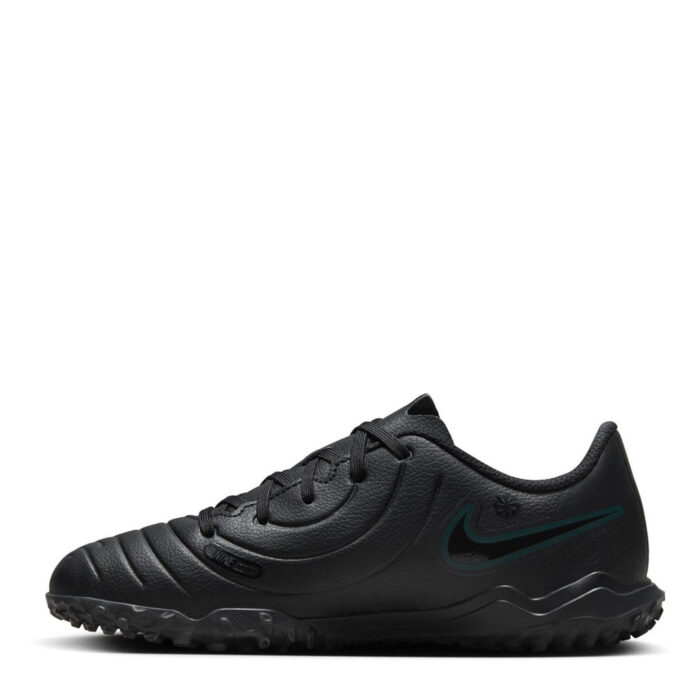 Nike Tiempo Legend 10 Junior Turf Football Boots – Black/Green - Image 2