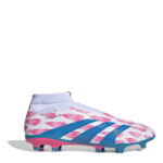 adidas Predator 24 Firm Ground Football Boots – White/Pink – view 7