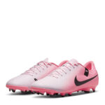 Nike Tiempo Legend 10 Firm Ground Football Boots – Pink/Black - Image 4
