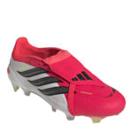adidas Predator Firm Ground Football Boots – Red/Blk/White - Image 3