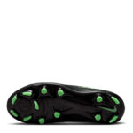 Nike Phantom 6 Junior Firm Ground Football Boots – Black/Green – view 3