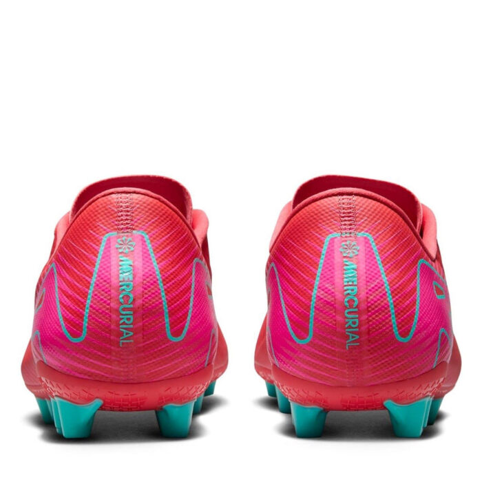 Nike Mercurial Vapor 16 Artificial Ground Football Boots – Red/Green – view 5