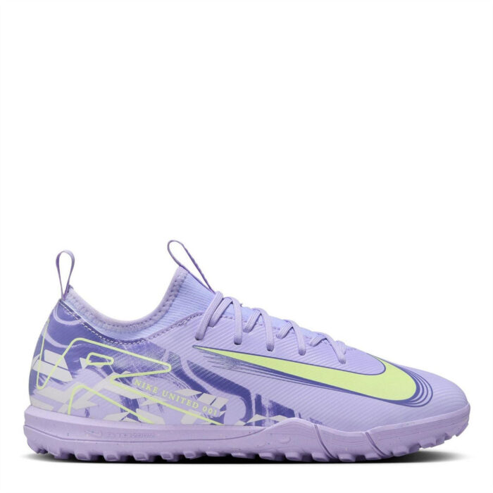 Nike Zoom Mercurial Vapor 16 Junior Turf Football Boots – Purple/Volt – view 7
