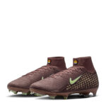 Nike Mercurial Superfly 10 Firm Ground Football Boots – Plum/Silver - Image 4