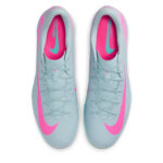 Nike Mens Zoom Mercurial Vapor 16 Turf Football Boots – Grey/Pink – view 6