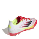 adidas Messi F50 Firm Ground Football Boots – White/Red - Image 4