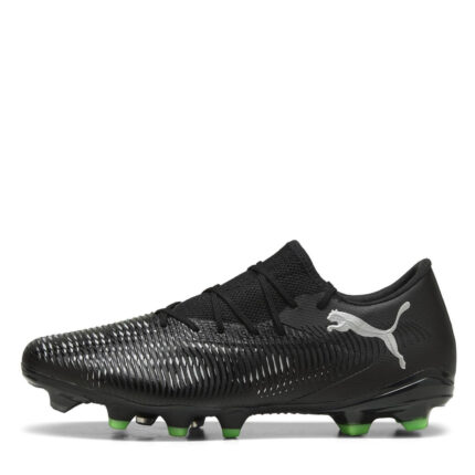Puma Future 8 Firm Ground Football Boots – Black/Green – view 2