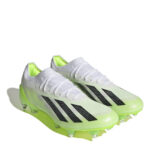 adidas X Crazyfast Soft Ground Football Boots – Wht/Blk/Lemon – view 3