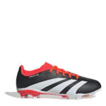 adidas Predator 24 Junior Firm Ground Football Boots – Black/White/Red – view 7
