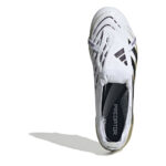 adidas Predator Soft Ground Football Boots – White/Blk/Gold – view 5