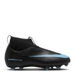 Nike Zoom Mercurial Superfly 10 Junior Firm Ground Football Boots – Black/Blue