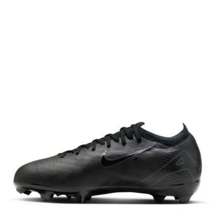 Nike Mercurial Vapor 16 Junior Firm Ground Football Boots – Black/Green – view 2