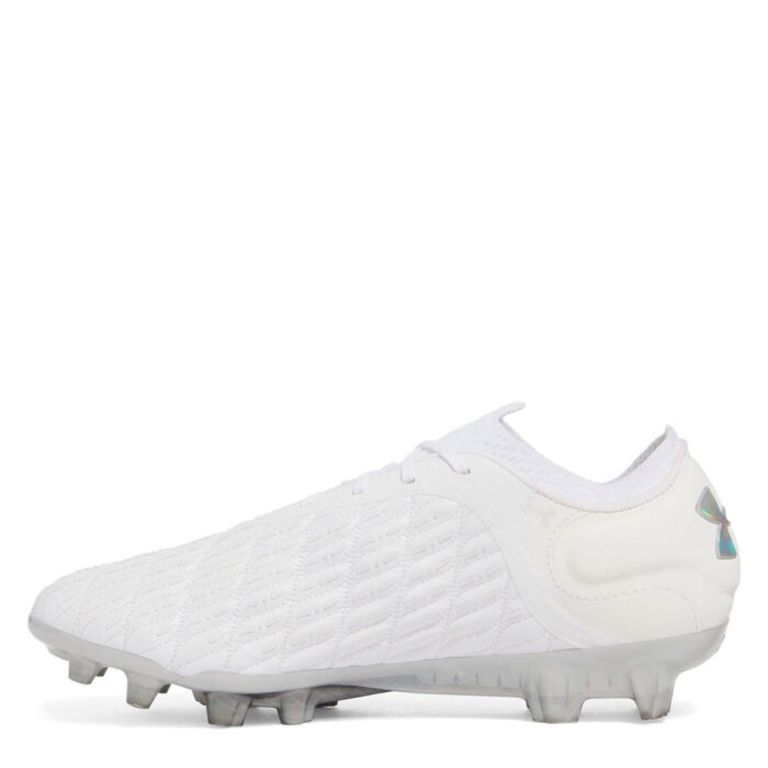 Under Armour Clone Magnetico 3.0 Firm Ground Football Boots – White - Image 2