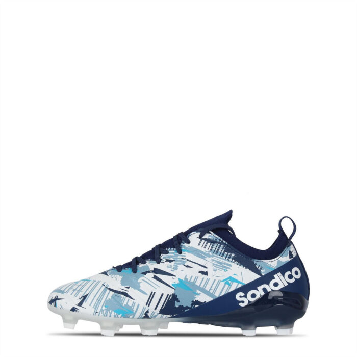 Sondico Blaze Junior Firm Ground Football Boots – Navy/White - Image 2