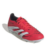 adidas Predator Junior Firm Ground Football Boots – Red/White - Image 3