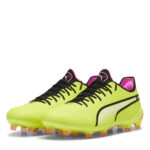 Puma King Firm Ground Football Boots – Green/Black