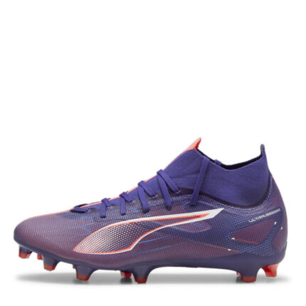 Puma Womens Ultra 5 Firm Ground Football Boots – Purple/Wht/Org – view 2