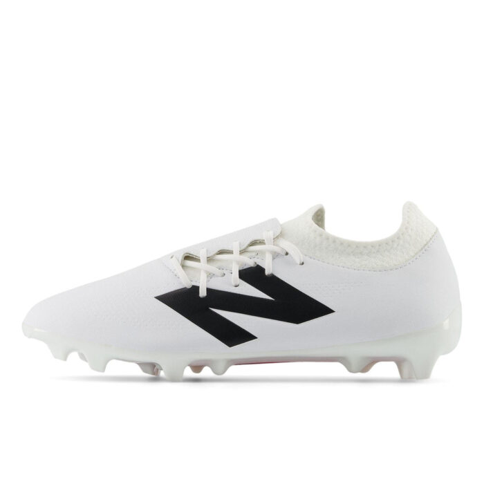 New Balance Furon V7+ Dispatch Firm Ground Football Boots – Black/White - Image 4