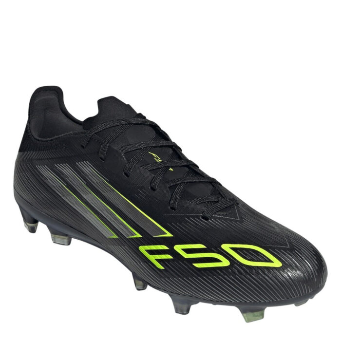 adidas F50 Firm Ground Football Boots – Black/Lemon – view 3
