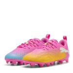 Puma Future 9 Junior Firm Ground Football Boots – Poison Pink