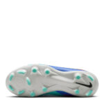 Nike Phantom 6 Junior Firm Ground Football Boots – Green/Orange – view 3