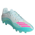 adidas F50 Messi Firm Ground Football Boots – Wht/Pink/Blue – view 3