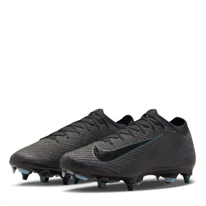 Nike Mercurial Vapor 16 Soft Ground Football Boots – Black/Green – view 4