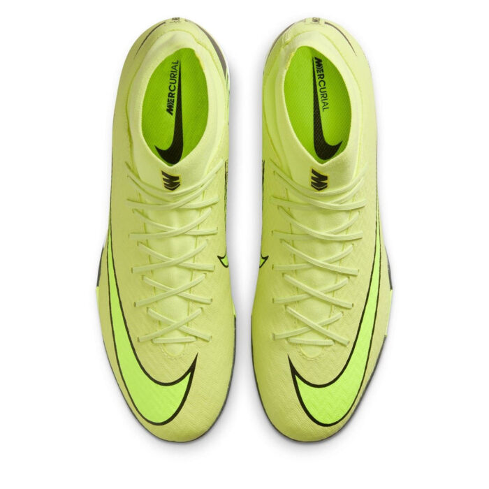 Nike Mercurial Superfly 10 Turf Football Boots – Volt/Crimson – view 6