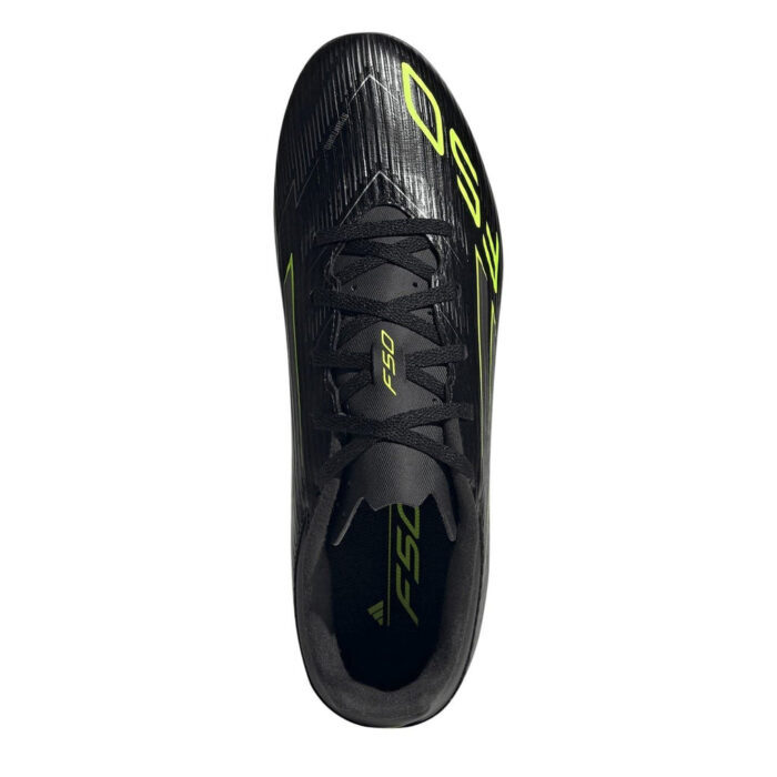 adidas F50 Messi Firm Ground Football Boots – Black/Lemon - Image 5