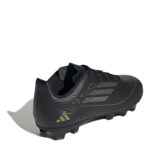 adidas F50 Junior Firm Ground Football Boots – Black/Silver – view 4