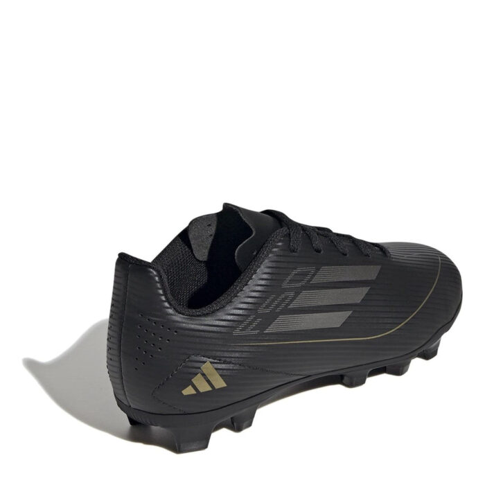 adidas F50 Junior Firm Ground Football Boots – Black/Silver – view 4