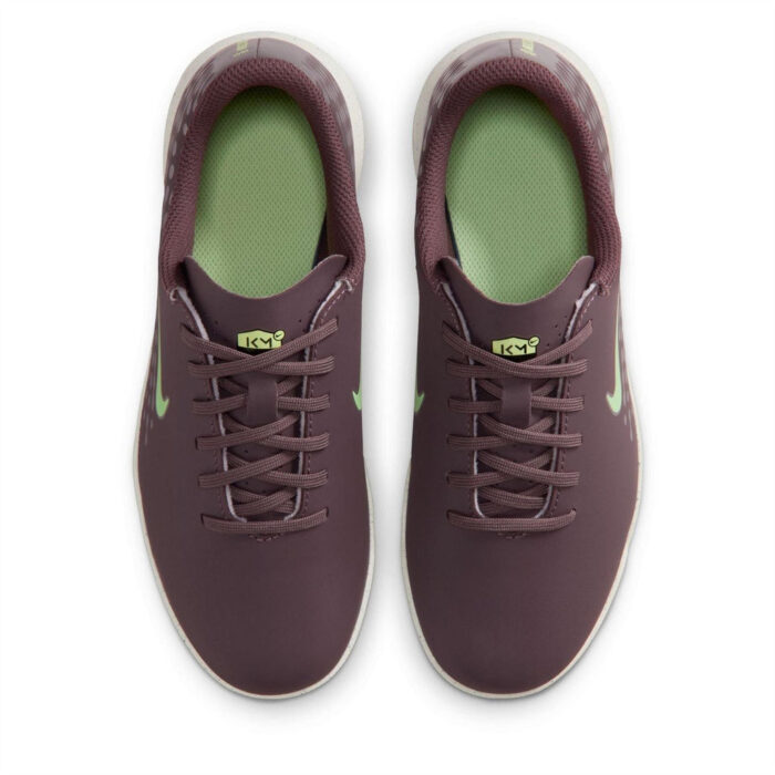 Nike Mercurial Vapor 16 Junior Turf Football Boots – Plum/Silver – view 6
