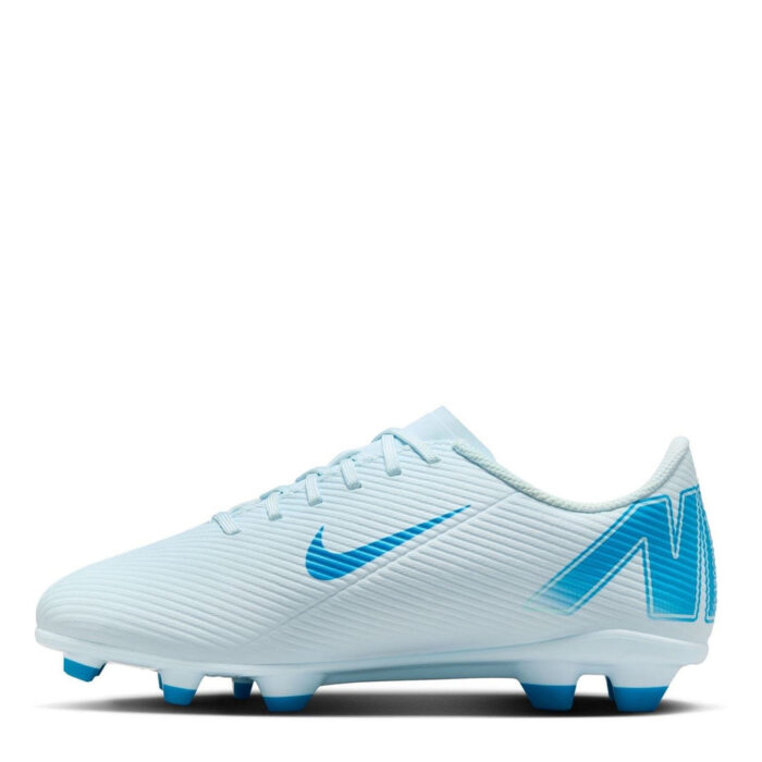 Nike Mercurial Vapor 16 Junior Firm Ground Football Boots – Glacier Blu/Blu – view 2