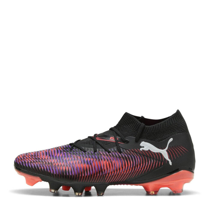 Puma Womens Future 8 Firm Ground Football Boots – Black/Purple – view 2