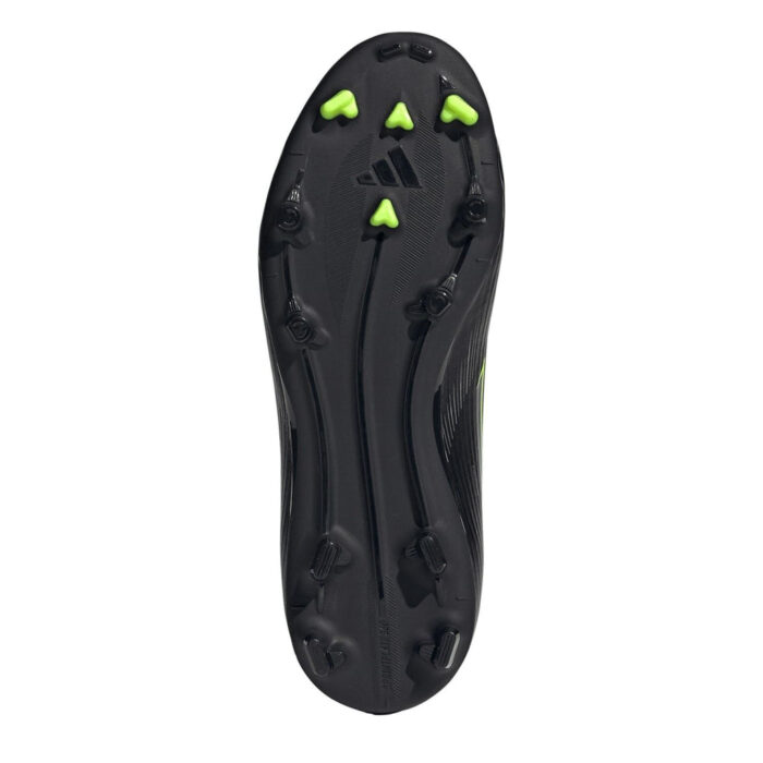 adidas F50 Junior Firm Ground Football Boots – Black/Lemon – view 6