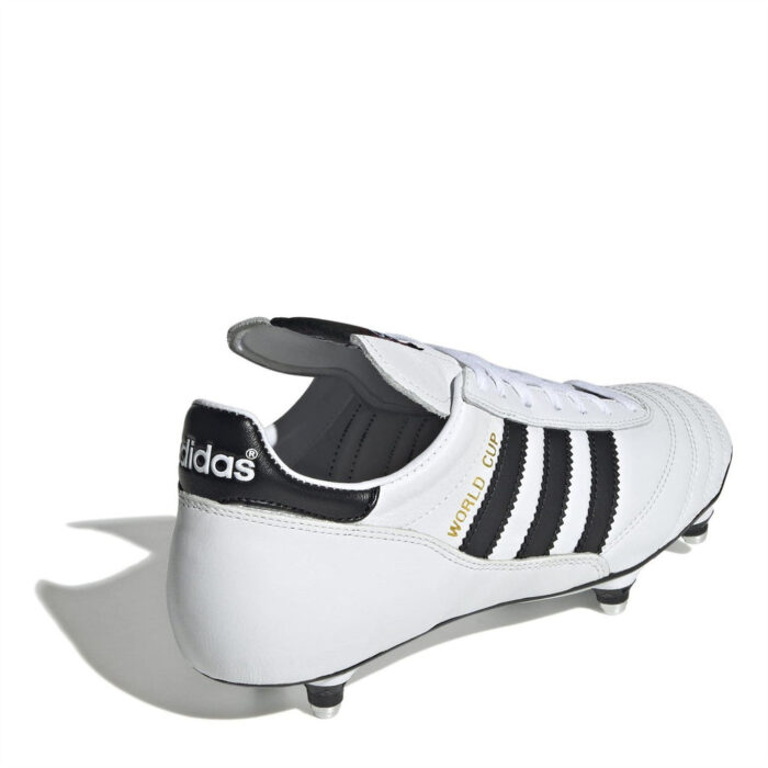 adidas World Cup Soft Ground Football Boots – White/Black – view 4