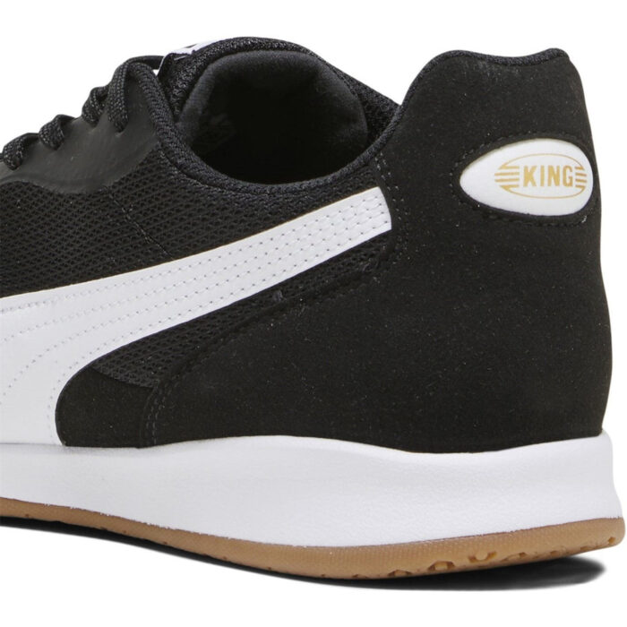 Puma Top Indoor Football Boots – Black/White – view 6