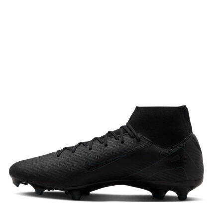 Nike Zoom Mercurial Superfly 10 Firm Ground Football Boots – Black/Green – view 2
