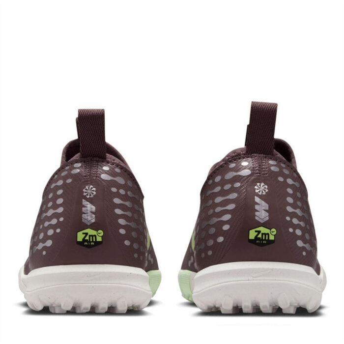 Nike Zoom Mercurial Vapor 16 Junior Turf Football Boots – Plum/Silver – view 6