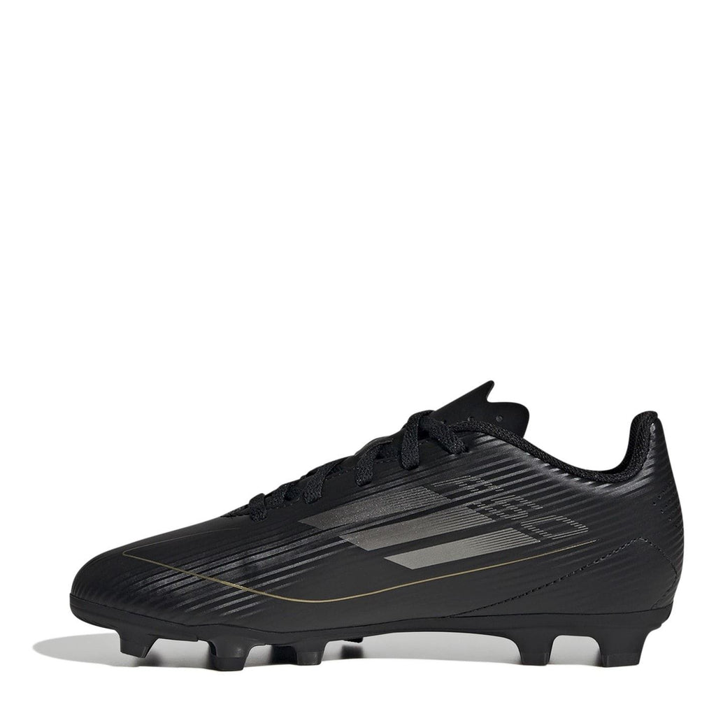 adidas F50 Junior Firm Ground Football Boots – Black/Silver – view 2