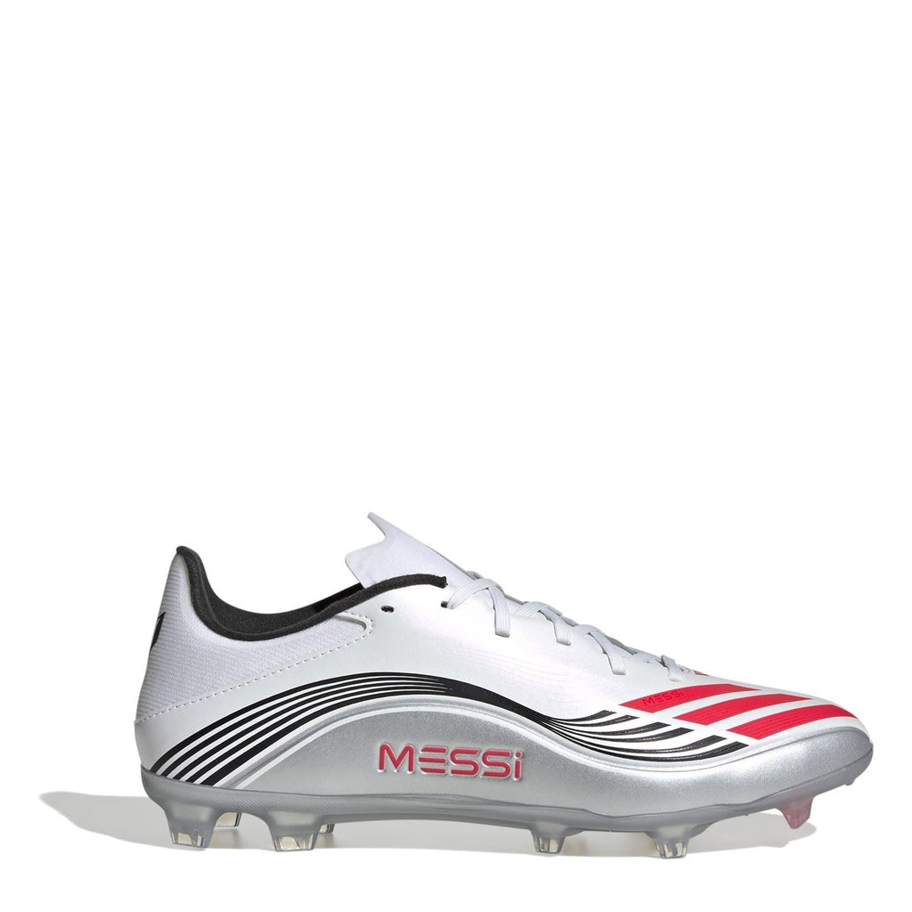 adidas F50 Firm Ground Football Boots – White/Red adidas F50 Firm Ground Football Boots – White/Red - Image 1