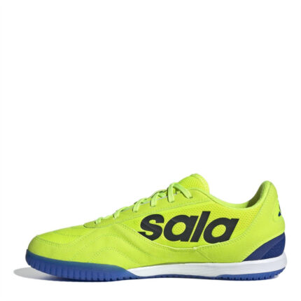 adidas Top Indoor Football Boots – Lemon/Blue – view 2