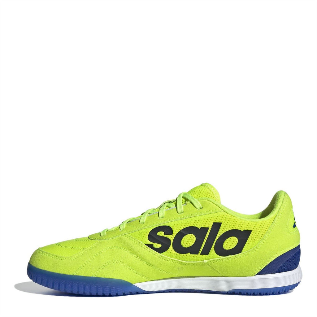 adidas Top Indoor Football Boots – Lemon/Blue – view 2
