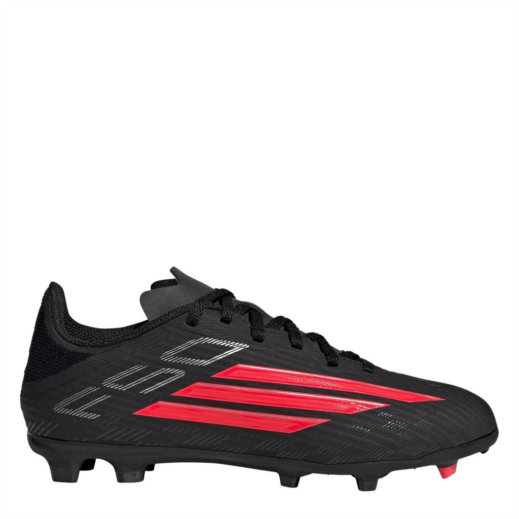 adidas F50 Junior Firm Ground Football Boots – Black/Red adidas F50 Junior Firm Ground Football Boots – Black/Red - Image 1