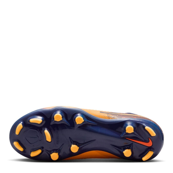 Nike Phantom 6 Junior Firm Ground Football Boots – Orange/Volt – view 3