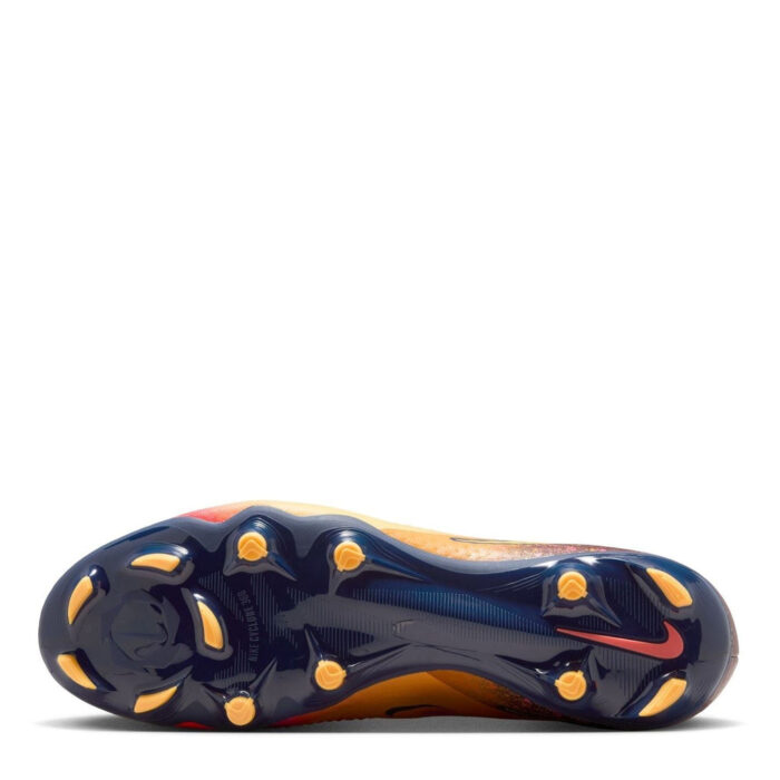 Nike Phantom 6 Low Firm Ground Football Boots – Orange/Volt – view 3
