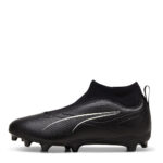 Puma Ultra Junior Firm Ground Football Boots – Black/White - Image 8