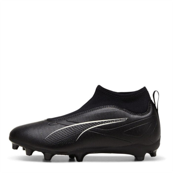 Puma Ultra Junior Firm Ground Football Boots – Black/White - Image 8